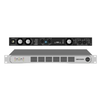 Amplificador de Potencia Profesional / 250W 2-Zonas / Clase D / Eficiencia 90% / Modos Estéreo y Puente / PFC de Banda Ancha / Protección Integral / 1U Compacto