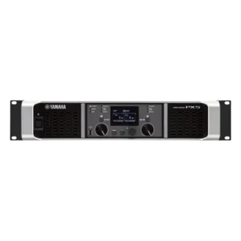 Amplificador Clase D / 500 W x 2 a 8Ω / 800 W x 2 a 4Ω / Baja Impedancia / Procesamiento Inteligente / 1.64 x 1.64 ft