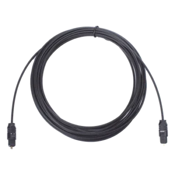 Cable Óptico Toslink / Fibra Óptica 5.0 mm / 4.6 m (15.1 ft) / Conectores Dorados / Audio Digital 5.1 Canales