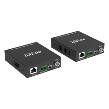 Extensor USB 3.0 / Hasta 100 m (328 ft) por CAT6a / PoC Bidireccional 24 Vcc / RS-232 / 4x USB-A / 5 Gbps