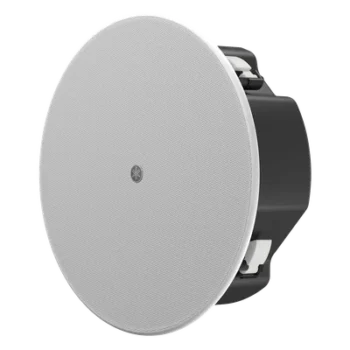 Altavoz de Techo Coaxial / 2 Vías 6.5" / 25W RMS / 70V/100V / 16 Ohms / 89 dB / Montaje en Plafón