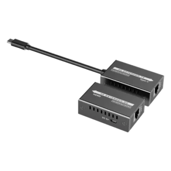 Extensor USB-C a HDMI / 4K 120 Hz / 18 Gbps / Alcance 60 m (196.9 ft) / HDR10 / HDCP 2.2 / Protección ESD ±8KV