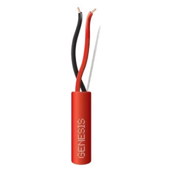 Carrete de Alambre / 2 x 12 AWG / Riser / FPLR-CL3R / 305 m (1000 ft) / Rojo / Detección de Incendio y Evacuación
