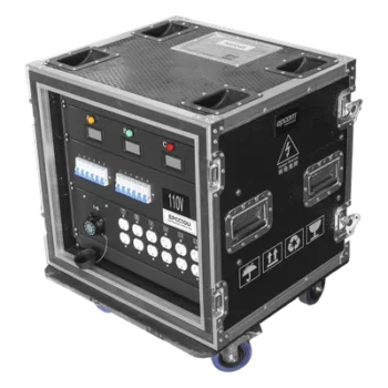 Centro de Carga Móvil / Rack 10U / Conectores Socapex 19 Pines / Salidas 110V y 220V / 30 Canales Totales / MCB 1P 20A