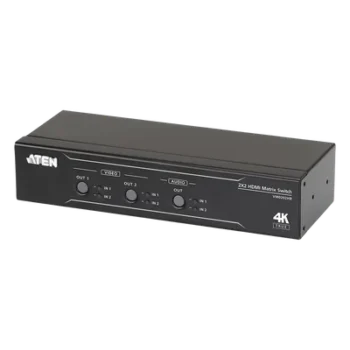 Conmutador matricial HDMI / 2x2 / 4K@60Hz / 18 Gbps / HDCP 2.2 / 16.4 ft