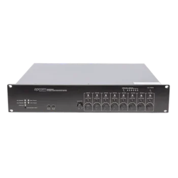 Controlador de Extensión de Evacuación por Voz / 8 Zonas / 500W / 19 Unidades en Cascada / 6 Entradas de Audio / Monitoreo Automático de Bocinas