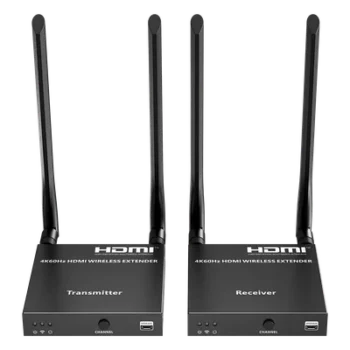 Extensor HDMI Inalámbrico / 4K@60Hz / Resolución 4096x2160 / Tecnología ipcolor STREAM / Banda 5G 5.18-5.24 GHz / Alcance 50 m (164 ft) / Conexión 1 a 4 Pantallas