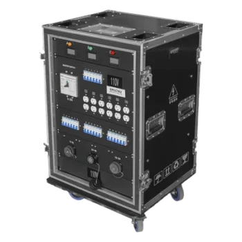 Centro de Carga Móvil / Rack 16U / Conectores Socapex 19 Pines / 18 Canales 110V / 48 Canales 220V / MCB 20A y 40A