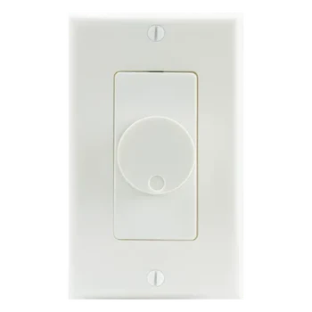 Control de Volumen Estéreo / 100W / Coincidencia de Impedancia / 1-8 Pares de Altavoces / Placa Frontal Decorativa
