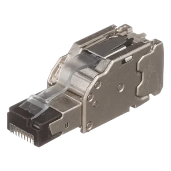 Plug RJ45 Blindado / Terminación en Campo / Cat5e/Cat6/Cat6A / 22-26 AWG / -40 a 85°C / Color Plata