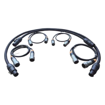 Kit de Cables de Interconexión para Paneles LED de Exterior / Datos y Corriente / Cables Derecho 65 cm (25.6 in) / Cables Izquierdo 116 cm (45.7 in) / Compatible con Familias CD-1AAB y CD-2APA