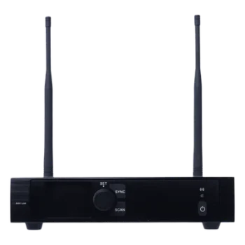 Receptor Inalámbrico / U-Band 540-690 MHz / Modulación PI/4-DQPSK / Pantalla TFT-LCD 2.2" / Salida Balanceada XLR y BNC / Encripción de Audio / Escaneo de Frecuencia