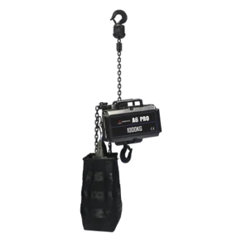 Polipasto Eléctrico / 1 Tonelada / Cadena 25 m (82 ft) / IP66 / Control 24V / Velocidad 4 m/min (13.1 ft/min)