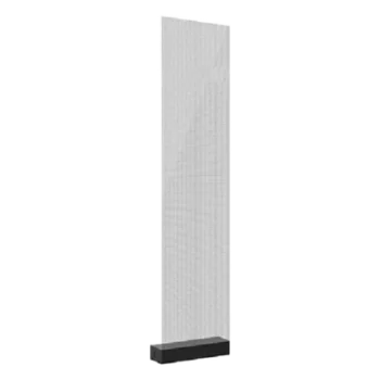 Panel LED Transparente / Pixel Pitch 3.91 mm / Transparencia 82% / Brillo 1500-5000 nits / Ultra Delgado <2 mm / Instalación Adhesiva, Colgada o Fija