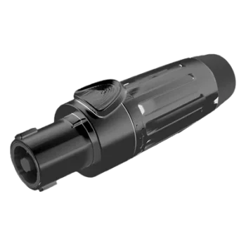 Conector Speakon Hembra / 4 Polos / 30 A / IP54 Acoplado / Carcasa Metálica Negra / AWG10