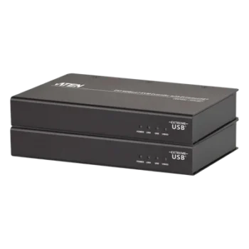 Extensor KVM / DVI y USB 2.0 / 100 m (328.1 ft) / HDBaseT / 1920x1200 @ 60 Hz / Cat 5e/6