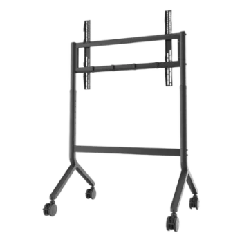 Soporte Móvil para Pantalla / 65" a 90" / Carga 90.9 kg (200 lbs) / VESA 200x200 a 800x500 / Altura Ajustable 1110-1560 mm (43.7"-61.4") / Ruedas 360°