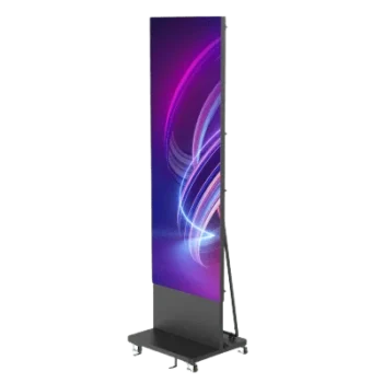 Poster LED de Piso / Pixel Pitch 1.5 mm / Resolución 384x1080 / Brillo 600 cd/m² / Tasa de Refresco 3840 Hz / Modular Expansible / Case de Transporte