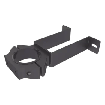 Soporte de pared con abrazadera para poste / Diseño compacto / Tornillería incluida / Compatible con múltiples postes