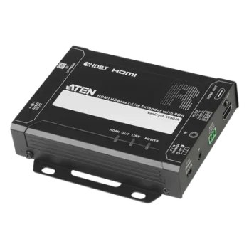 Receptor HDMI HDBaseT-Lite con PoH / 4K a 35 m (115 ft) Cat 5e/6 / 40 m (131 ft) Cat 6a / 1080p a 60 m (197 ft) Cat 5e/6 / 70 m (230 ft) Cat 6a / HDBaseT Clase B / PoH PD