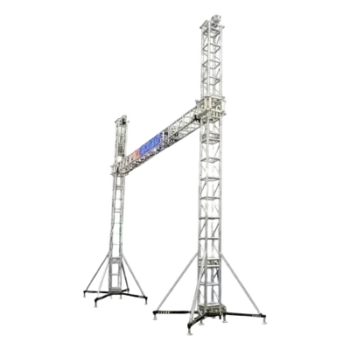Kit de Portería Tipo Truss / 6 x 8 m (19.7 x 26.2 ft) / Carga 600 kg / Aluminio 60x80 mm