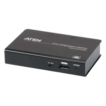 Distribuidor DisplayPort / 4 Puertos / 4K@60Hz / DP 1.2a / HDCP 1.3 / MST-SST / 21.6 Gbps