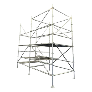 Andamio / Sistema Modular de Estructura Metálica / Hasta 6 m (19.7 ft) de Altura / Conexión por Cuñas / Acero Q355B-Q235B-Q195B
