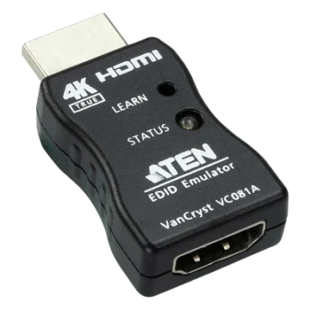 Emulador EDID HDMI / 4K UHD 3840x2160@60Hz 4:4:4 / Almacenamiento EDID / Interruptor de Aprendizaje / Diseño Compacto