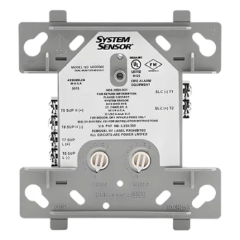 Módulo de Doble Entrada Convencional / Comunicación SLC de Dos Hilos / LED Dual de Estado / Cableado Clase B Supervisado / Direccionamiento por Interruptores Rotativos