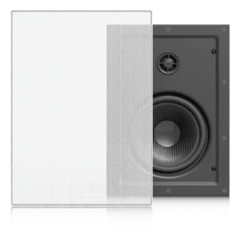 Altavoz Empotrable de Pared / Woofer 6.5" / Tweeter 1" Pivote ±15° / 130W 8 Ohms / Cobertura Simétrica Axial 90° / NDAA Compliant