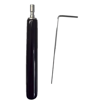 Juego de Llaves Allen de Mantenimiento para Gabinetes de Perfil de Aluminio Exterior / 10 Piezas / Llave Allen en Forma de L H2 / Manija Movible Recubierta de Goma / Acero Inoxidable 304