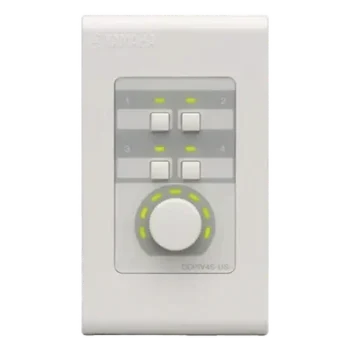 Panel de Control Digital / 1 Volumen / 4 Switches / RS-485 / CAT5 / Compatible MA PA MTX