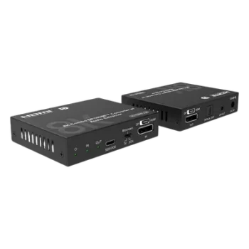 Convertidor de Video Bidireccional / 8K30 / 4K120 / HDMI 2.1b / DP 1.4 / Extracción de Audio Óptico y Analógico / HDR10+ / Dolby Vision