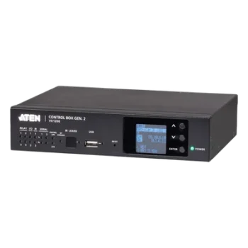 Sistema de Control Compacto / CPU Cuatro Núcleos / 1 GB RAM / LAN Dual Aislada / Resolución 1920x1200 / 10 Usuarios Simultáneos / 1U