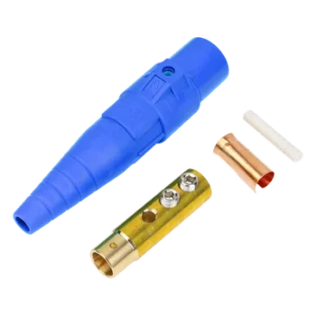 Conector Camlock / 400 A / Hembra / 600V AC / 50-95 mm² / Azul