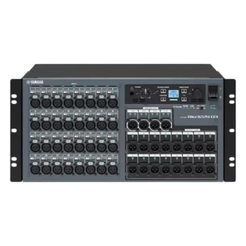 Rack de Expansión E/S / 32 Entradas Analógicas / 24 Salidas / Dante / Redundancia de Fuente