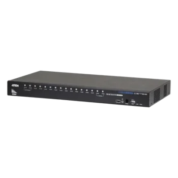 Switch KVM HDMI USB / 16 Puertos / Cascada hasta 256 PCs / Multipantalla / 1080p / Rack 1U