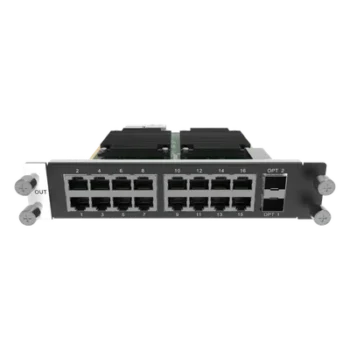 Tarjeta de envío LED 4K / 16 puertos RJ45 Gigabit / 2 puertos STP / 10.4M píxeles / 2 slots