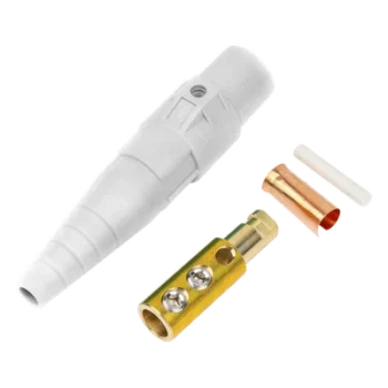 Conector Macho Camlock / 400 Amperes / 600V AC / Compresión 50-95 mm² / Plástico Ingeniería / Identificación por Color