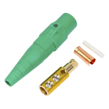 Conector Camlock Macho / 400 Amperes / AC 600V / Sección Cable 50-95 mm² / Abrazadera Compresión / Plástico Ingeniería / Varios Colores