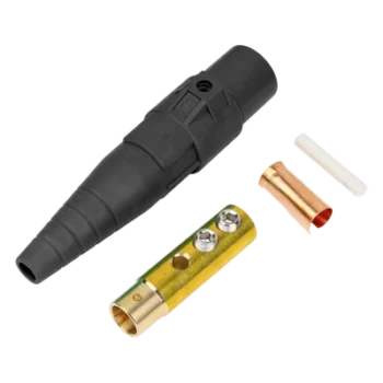 Conector Camlock Hembra / 400 A / AC 600 V / Abrazadera Compresión / Cable 2/0 AWG a 4/0 AWG / Plástico Ingeniería