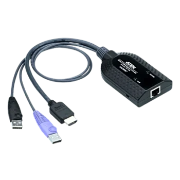 Módulo Adaptador KVM / USB-HDMI / Resolución 1920x1200 / Virtual Media / Smart Card / Audio De-Embedder / Compensación Automática de Señal