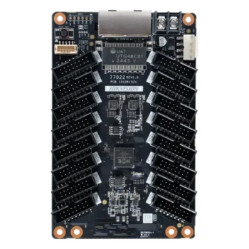 Tarjeta Receptora LED / 16 Puertos Hub75E / Carga 512×512 Píxeles / 16 Bit Nivel de Gris / Corrección Cromática Punto a Punto / Ajuste Gamma RGB / 3D / -20°C a 60°C