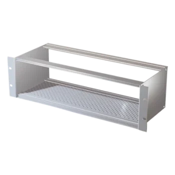 Chasis bastidor / 3UA / Rack 19" / Acero inoxidable y aluminio / 420 x 132 x 163 mm / 84 UP