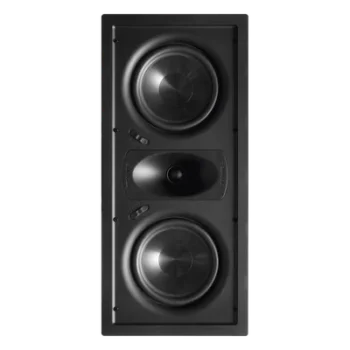 Altavoz LCR de pared / Woofers dobles 6.5'' / Tweeter seda 1'' / 125W / 8Ω / 21.6 ft / 22° guía de ondas