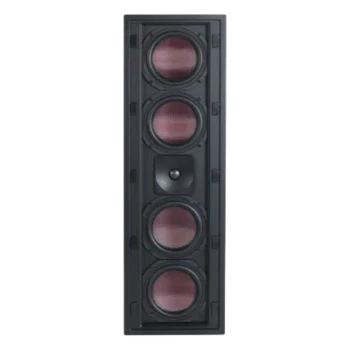 Bocina de pared / 4 woofers fibra de carbono 6.5'' / Tweeter titanio 1'' / 250W / 91dB / 36Hz-20kHz