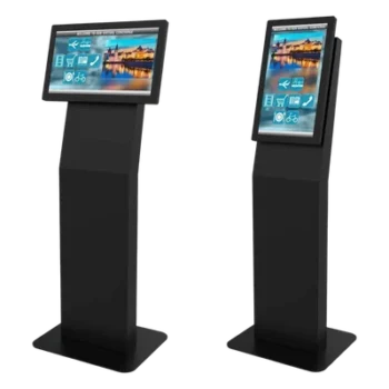 Montaje tipo Kiosko Para Pantallas Indoor Peerless-AV / Base Rectangular / Puertas con Seguridad / Gestión Interna de Cables / Compatible con formato VESA 100x100 a 200x200 (pantalla no incluida)