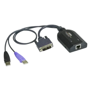 Adaptador KVM / DVI-D / USB / Smart Card CAC / RJ-45 / 1920x1200 / 3.58 x 2.20 x 0.83 in