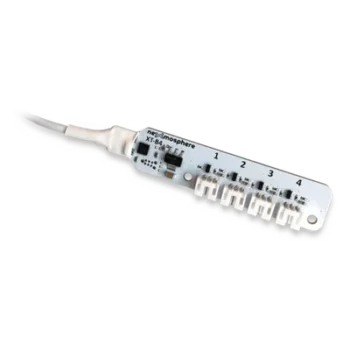 Interfaz de Botones Push / 4 Canales / Control LED 3.3V / 256 Combinaciones / Cable X-talk 180 cm / PCB 82 mm