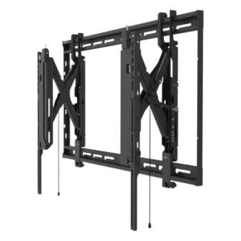 Soporte de Pared Tijera Universal para Pantallas / 49 a 120 pulgadas / Extensión 12.8" (325 mm) / Carga 250 lb (113.4 kg) / VESA 200x100 a 1000x600 mm / Ajuste Post-Instalación